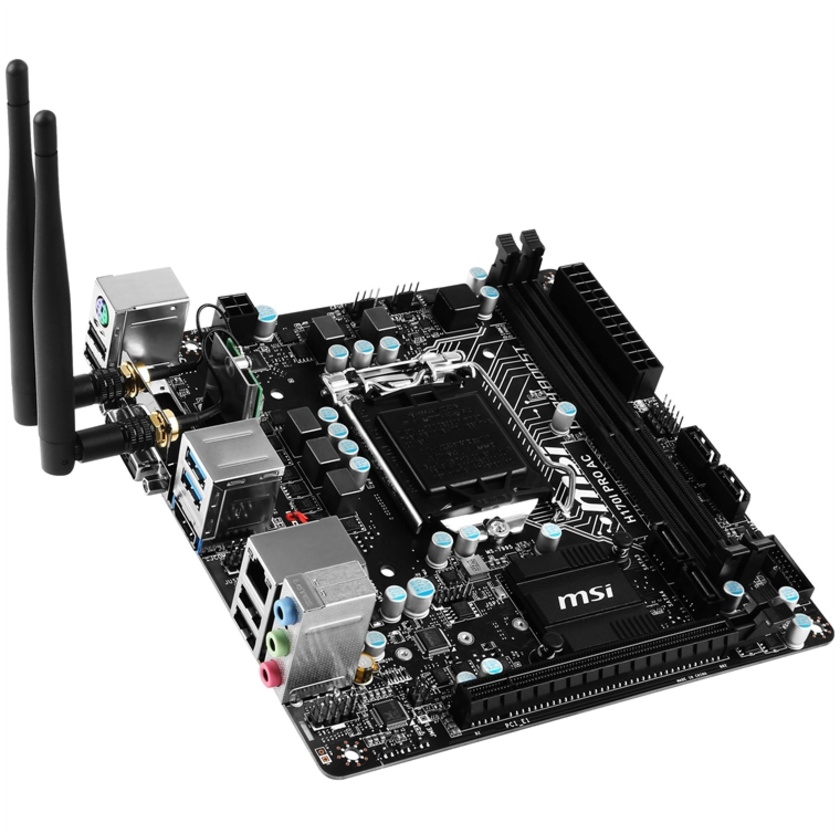 MSI H170I Pro AC LGA1151 Mini-ITX Motherboard