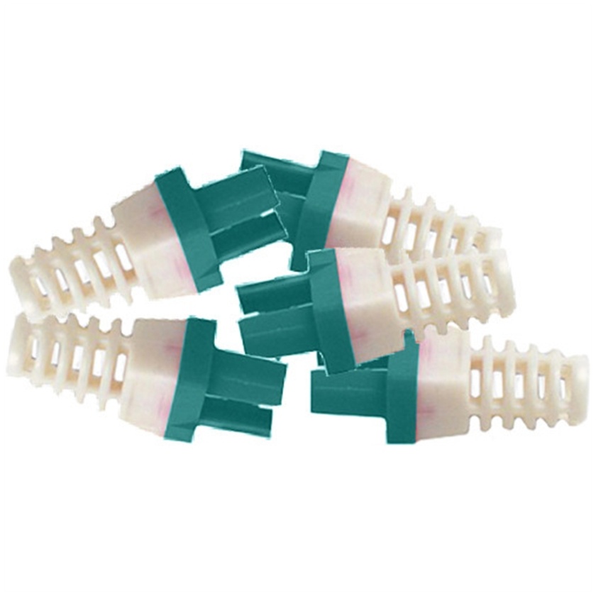 Platinum Tools Strain Reliefs for EZ-RJ45 CAT6 Connectors (50-Pack, Green)