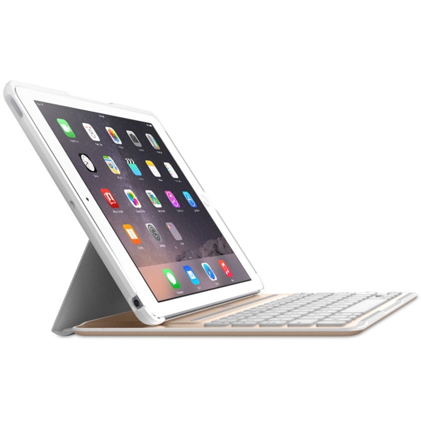 Belkin QODE Ultimate Pro Keyboard Case for iPad Air 2 (White/Gold)