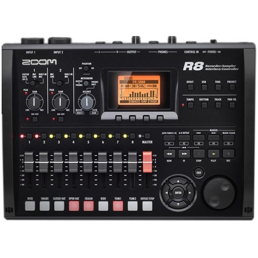 Zoom R8 8-Track Digital Recorder/Interface/Controller/Sampler