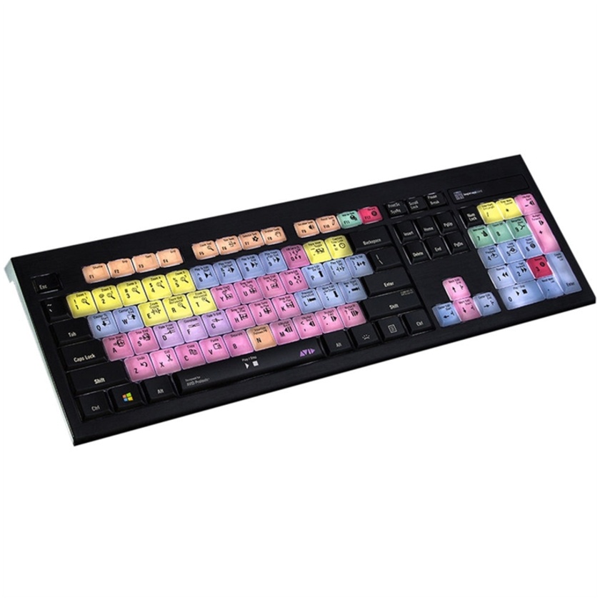 LogicKeyboard Avid Pro Tools PC Backlit Astra American English Keyboard