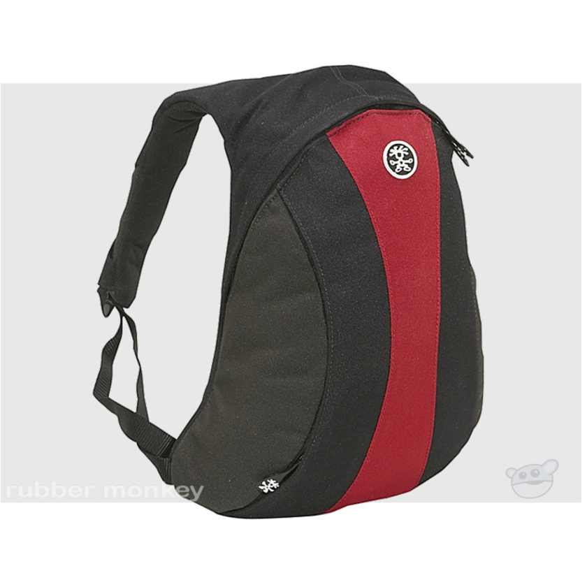 Crumpler Baby Pea - Gun Metal Black and Red