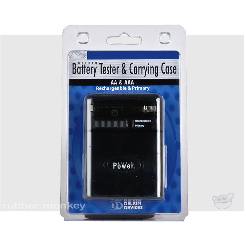 Delkin AA/AAA Battery Tester/Case Combo