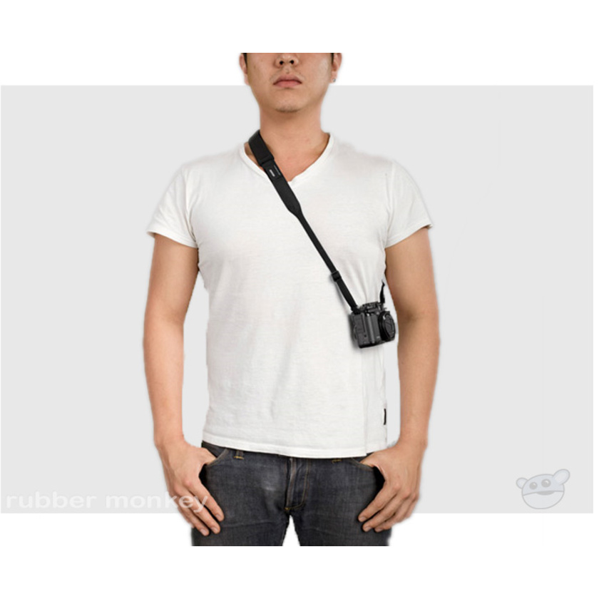Crumpler The Popular Disgrace Neck Strap - Black