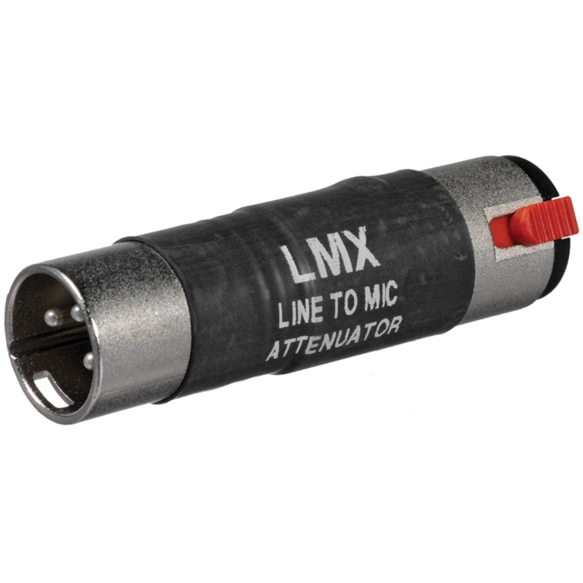 Pro Co Sound LMX In-Line Barrel XLR Mic to 1/4" Line Level Adapter