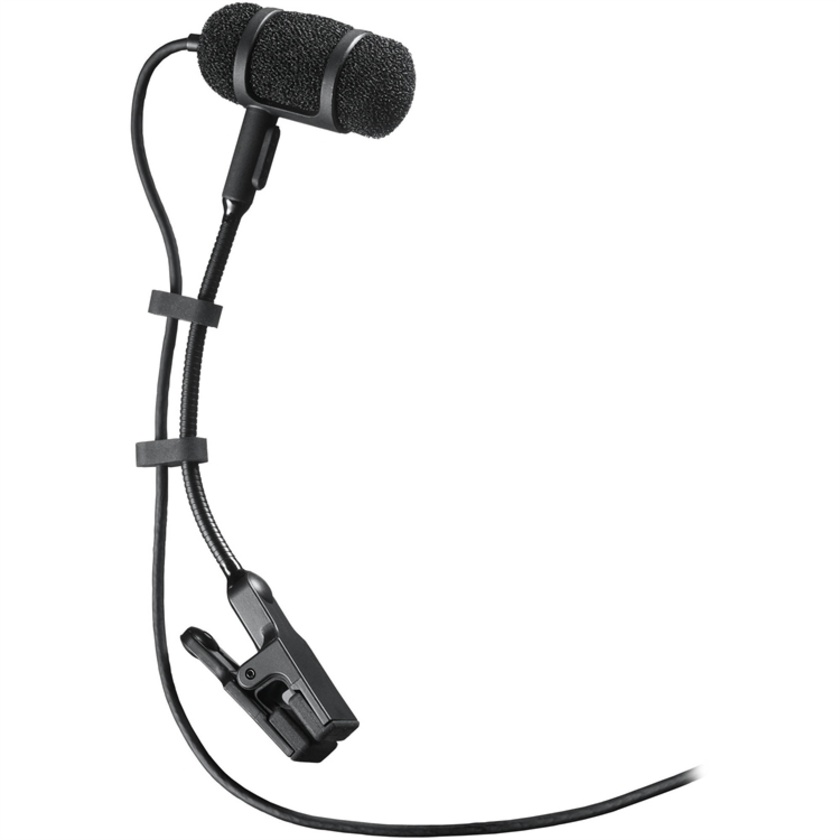Audio-Technica ATM350 Cardioid Condenser Clip-On Microphone with 3-Pin XLR Connection