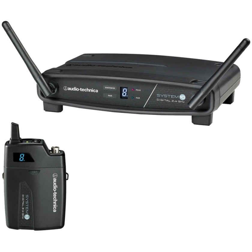 Audio Technica ATW-1101 System 10 Digital Wireless Receiver and Pocket Transmitter