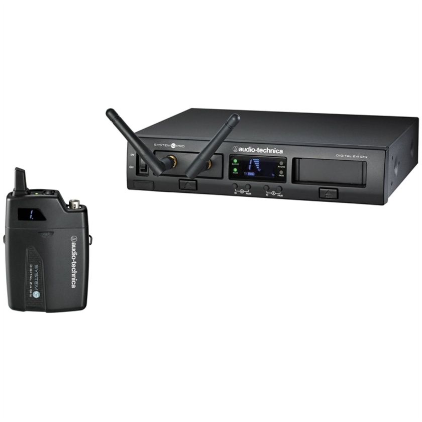 Audio Technica ATW-1301 System 10 PRO Rack-Mount Digital UniPak Transmitter System (2.4 GHz)