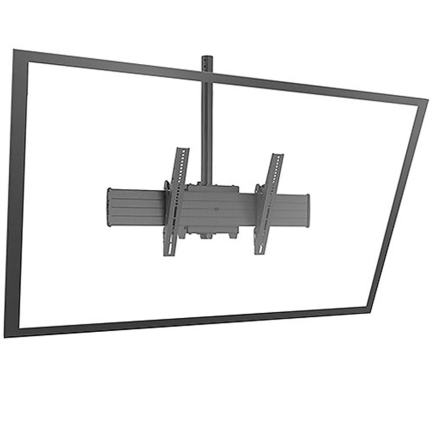 Chief FUSION XCM1U Single Pole Flat Panel Ceiling Mount for 60 to 90" Displays (Black)