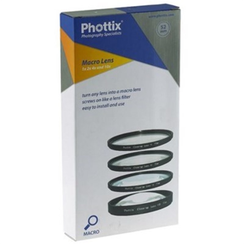 Phottix 52mm Close-up Lens +1,+2,+4,10x