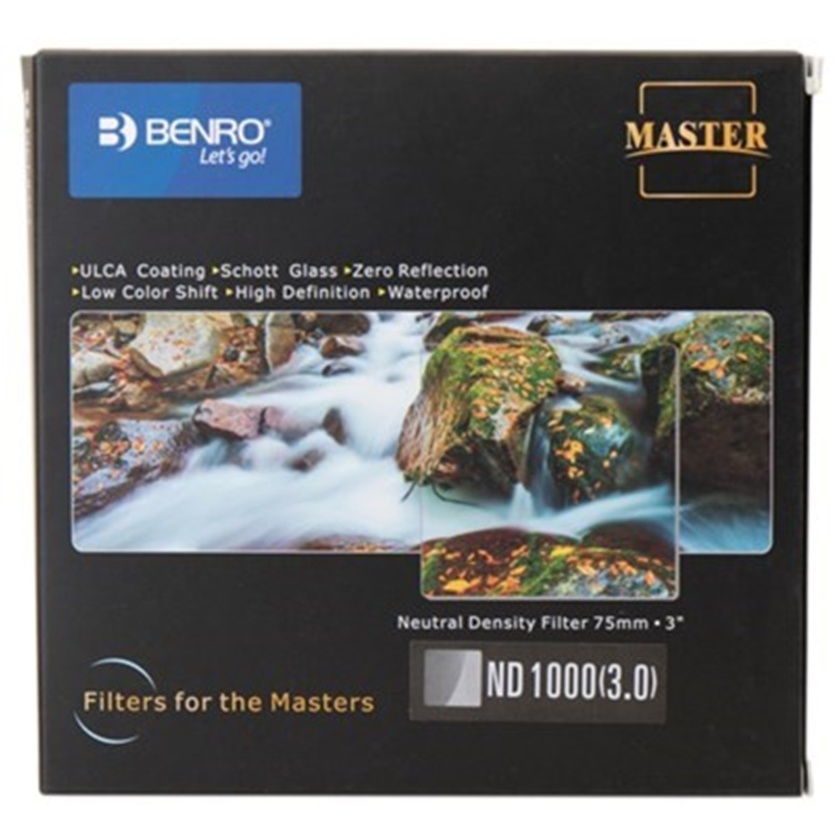 Benro FH75 ND1000 WMC 75x75mm Master Series Filter (10 Stops)