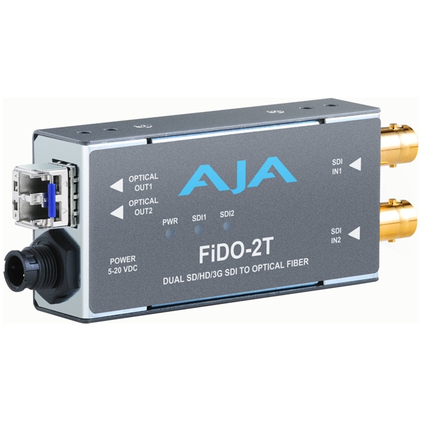 AJA FiDO-2T Dual Channel 3G-SDI To LC Fiber Converter