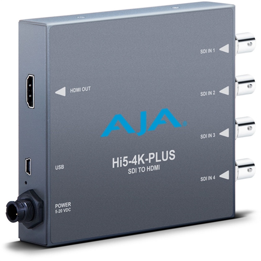 AJA Hi5-4K-Plus 3G-SDI to HDMI 2.0 Converter