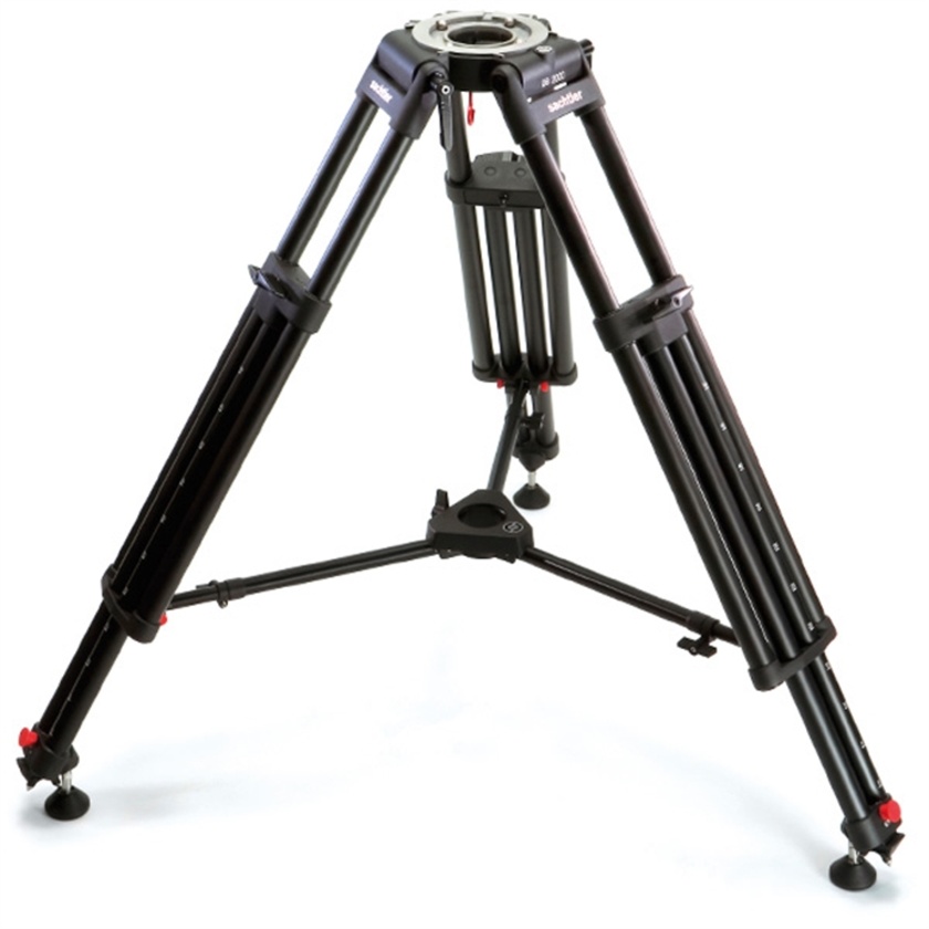 Sachtler OB-2000 Aluminum Tripod Legs (Flat Base and Mitchell) with Mid-Level Spreader