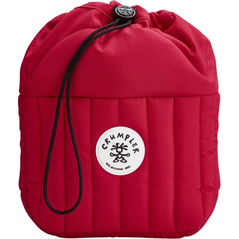 Crumpler Haven Drawstring Pouch for Camera & Accessories (Medium, Red)