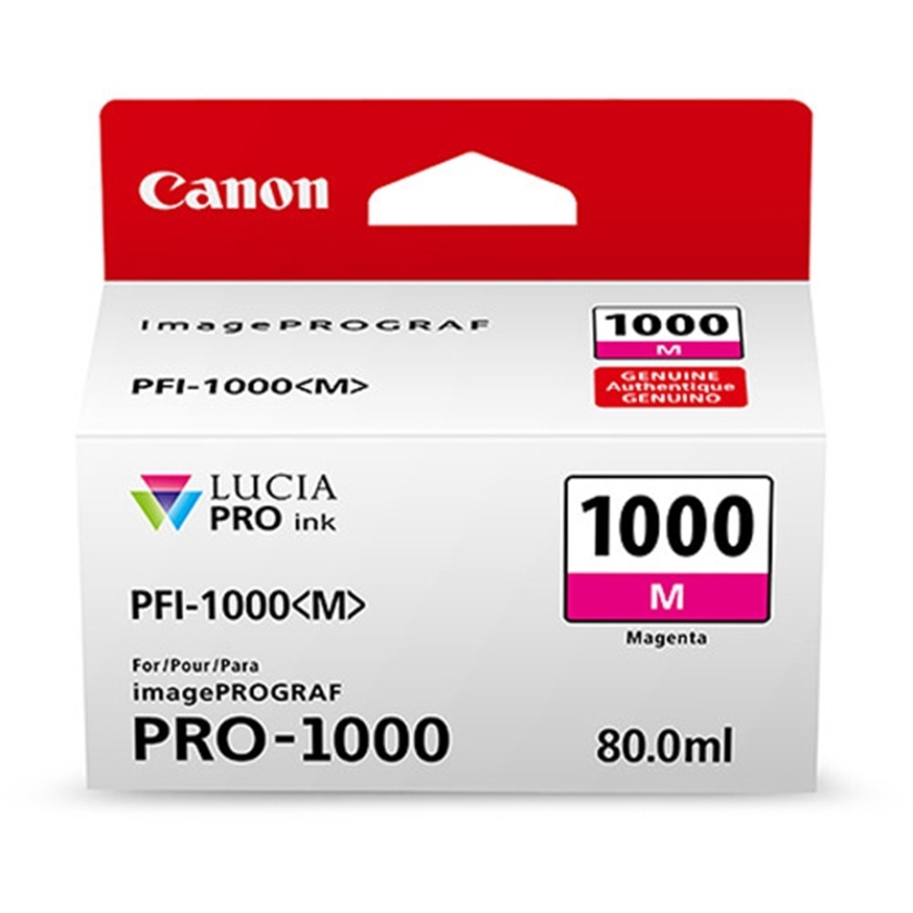 Canon PFI-1000 M LUCIA PRO Magenta Ink Cartridge (80ml)