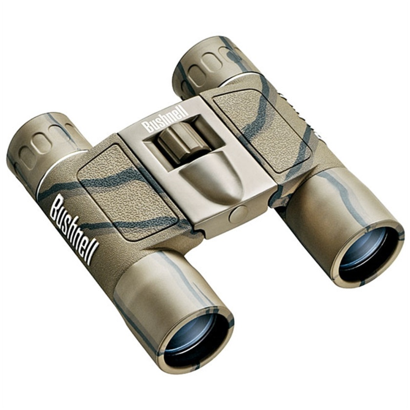 Bushnell 10x25 Powerview Binocular (Camouflage, Clamshell Packaging)