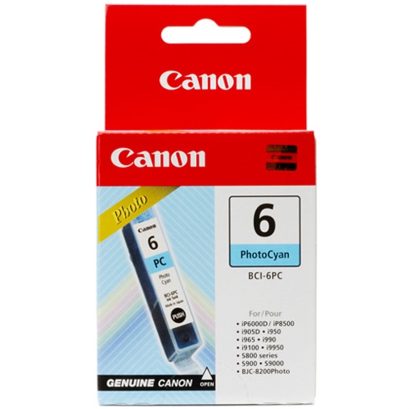 Canon BCI-6PC Photo Cyan Ink Cartridge