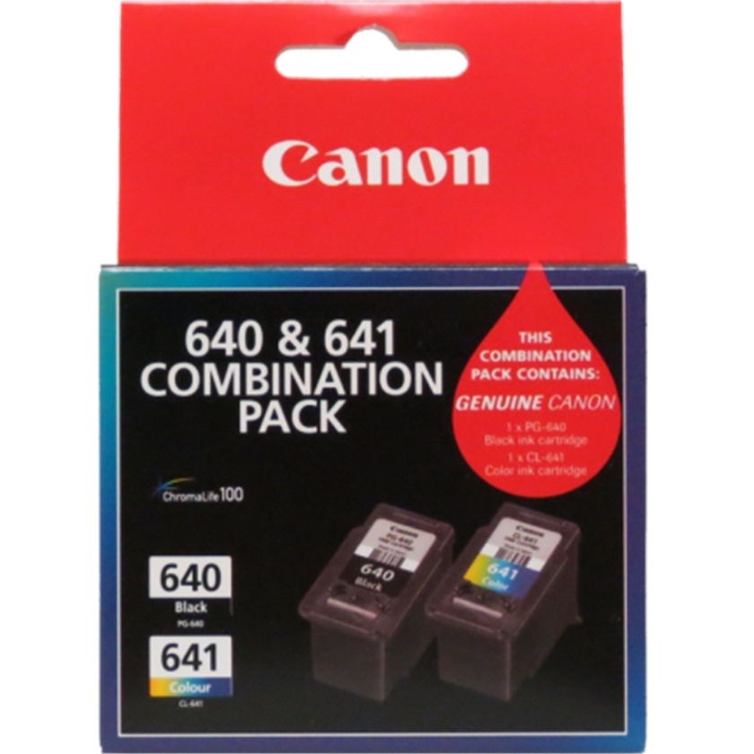Canon PG-640 + CL-641 Combo Ink Cartridge Pack