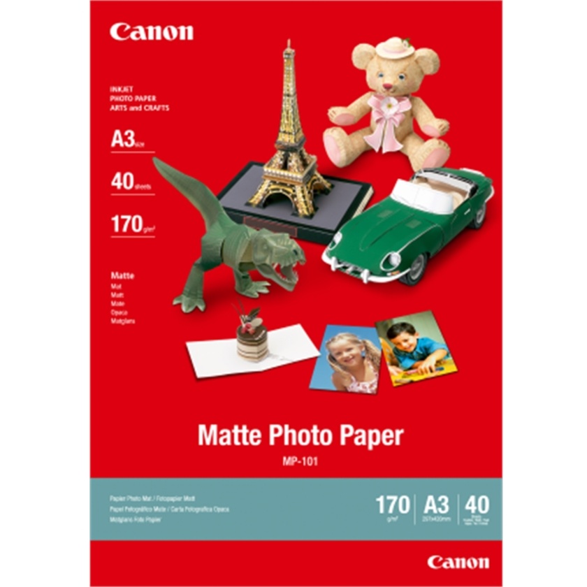 Canon MP-101 A3 Matte Photo Paper (40 Sheets)