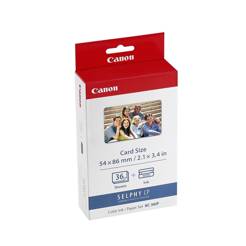 Canon KC-36IP Color Ink & Paper Set for CPSelect Compact Photo Printers