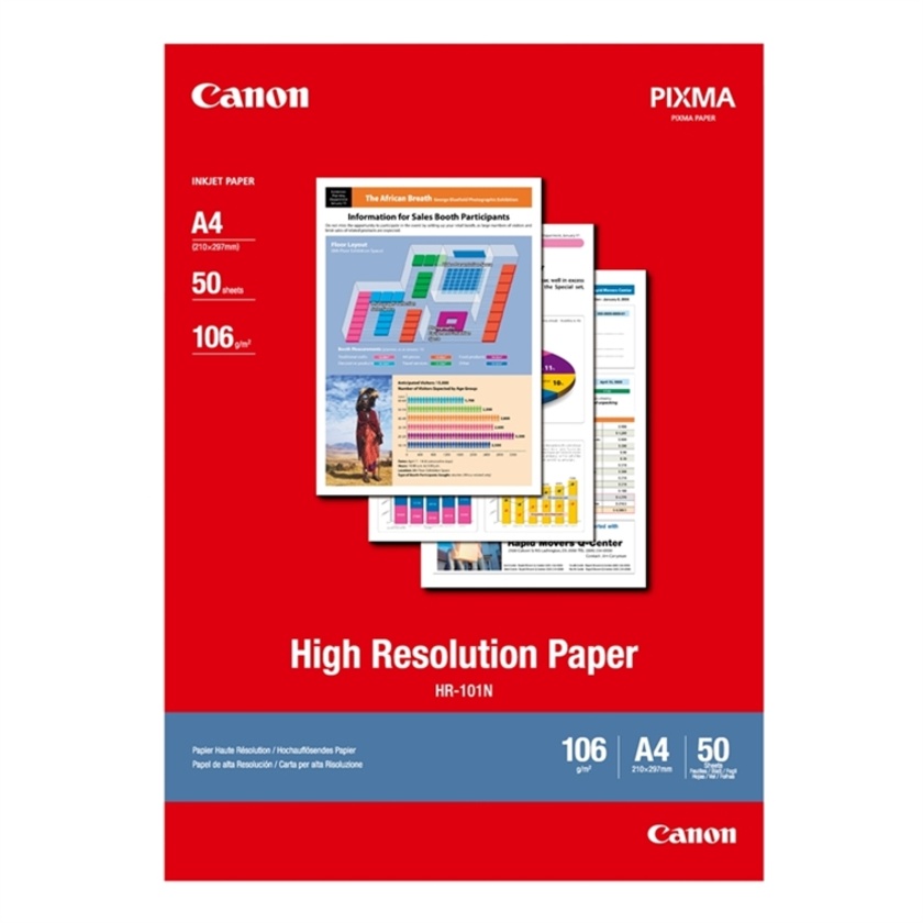 Canon HR101A4II High Resolution Paper (50)