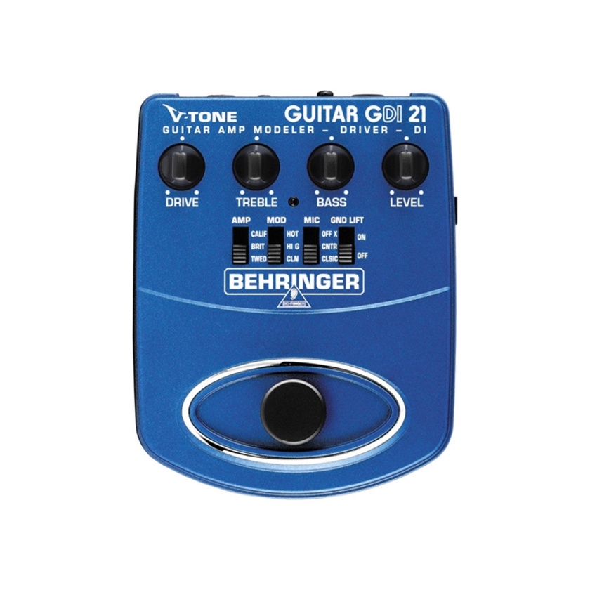 Behringer GDI21 V-Tone Guitar Amp Modeler, Preamp and DI Box