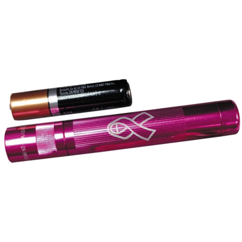Maglite Solitaire AAA Incandescent Flashlight (Pink)