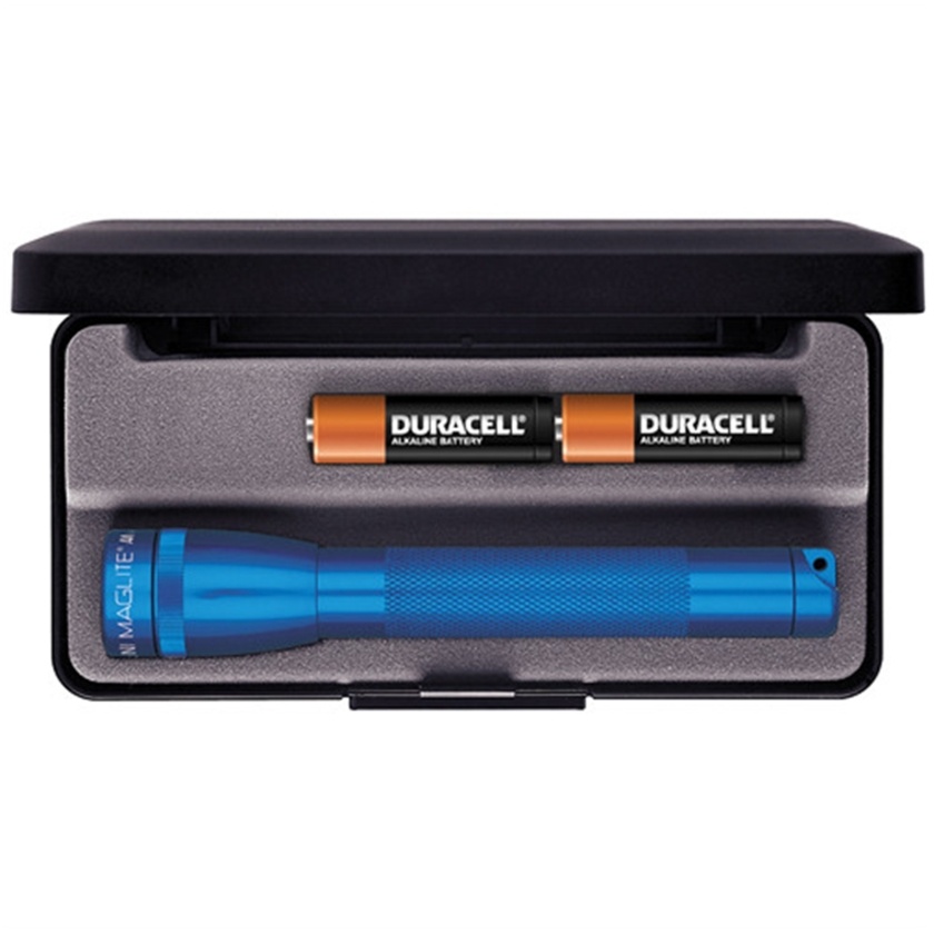 Maglite Mini Maglite 2-Cell AA Flashlight with Presentation Box (Blue)