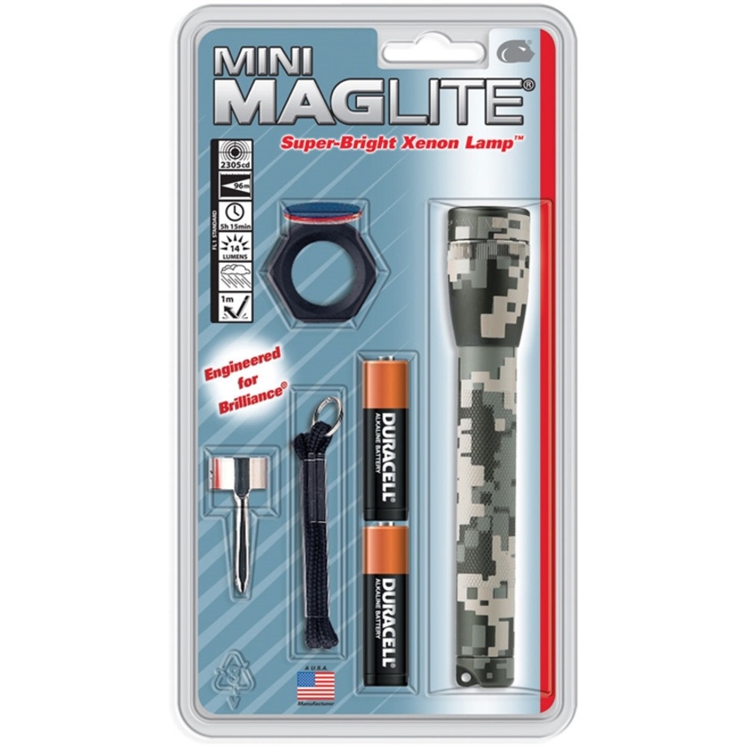 Maglite AA Mini Maglite Flashlight Combo Pack (UCP Camouflage)