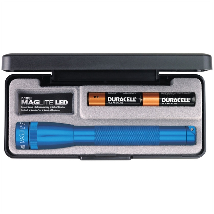 Maglite Mini Maglite 2-Cell AA LED Flashlight with Presentation Box (Blue)