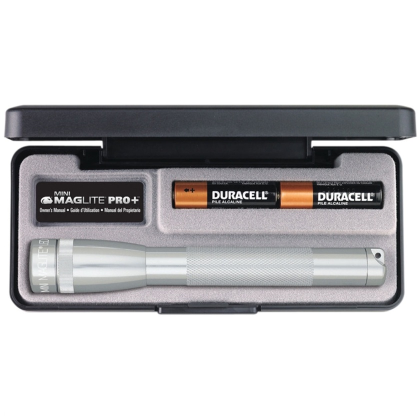 Maglite Mini Maglite Pro+ 2AA LED Flashlight (Silver)