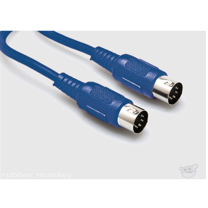 Hosa MID-325BU MIDI Cable 25ft (blue)