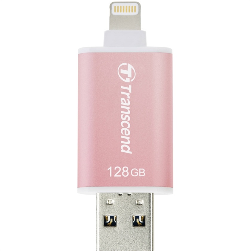 Transcend JetDrive Go 300 Flash Drive (128GB, Rose Gold)