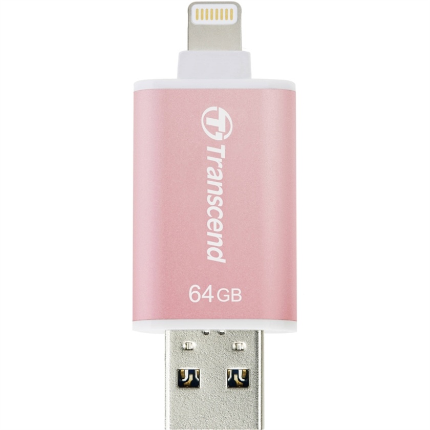 Transcend JetDrive Go 300 Flash Drive (64GB, Rose Gold)