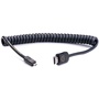 Atomos AtomFLEX HDMI (Type-A) Male to Micro-HDMI (Type-D) Male Coiled Cable (16 to 32")