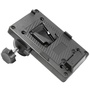Cinegears 6-227 V-Lock Battery Plate with Universal Clamp