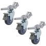 Kupo KC-100G 100mm Brake Caster 30mm Square (Set 3)
