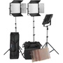 Mettle VL650 x 3 LED Light Kit with stands and bags