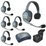 Eartec HUB5S Mini Duplex Base 5-Person System with 5 UltraLITE Headsets (Single)