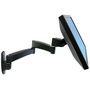 Ergotron Double Extension 200 Series Wall Mount Arm (Black)