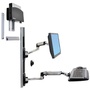 Ergotron 45-253-026 LX Wall Mount System with Small Computer Holder