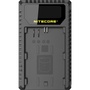 NITECORE UCN1 Dual-Slot USB Travel Charger for Canon LP-E6, LP-E6N, and LP-E8