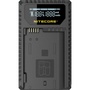 NITECORE UNK1 Dual-Slot USB Charger for Nikon EN-EL14, EN-EL14a, & EN-EL15 Battery