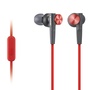 Sony MDR-XB50AP Extra Bass Earbud Headset (Red)