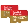 SanDisk 32GB Extreme UHS-I microSDHC Memory Card (2-Pack)