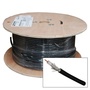 DYNAMIX RG6 Shielded Cable Roll (Black, 152m)