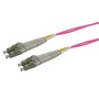 DYNAMIX 50u LC/LC OM4 Fibre Lead (Duplex, Multi-Mode, 0.5m)