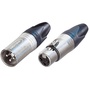 Neutrik XX Bag Series Male and Female XLR Connectors Kit (Silver Housing/Silver Contacts)