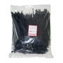 DYNAMIX CABLE-TIE250B Cable Ties 250mm x 4.8mm (25 x 0.48 cm) - 1000 Pack, Black